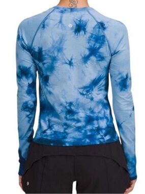 Lululemon Swiftly Tech Long Sleeve Shirt 2.0 Race Length Marble Dye Commander 12
